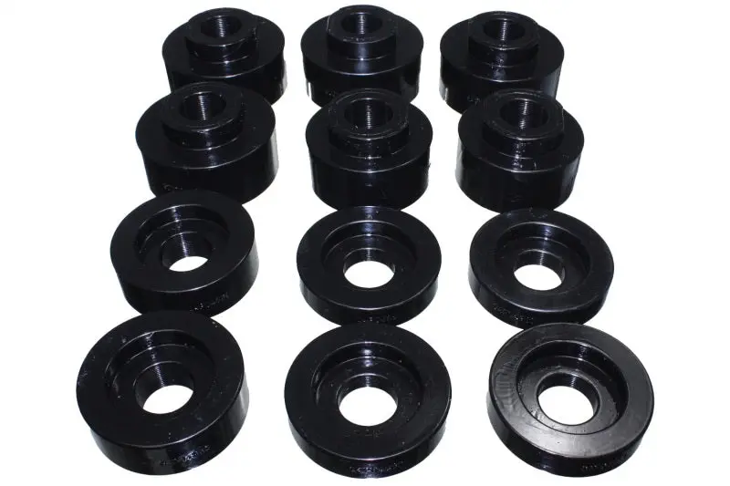 Energy Suspension 08 16 Ford F 250 F 350 F 450 F 550 Super Duty STD Super Cab Black Body Mount Set