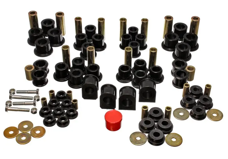 Energy Suspension 99 04 Ford F 250 4WD Superduty Black Hyper flex Master Bushing Set