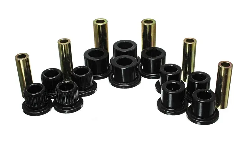 Energy Suspension 99 04 Ford F 350 2wd F 250 SD 4wd F 350 4wd Black Rear Leaf Spring Bushing Set