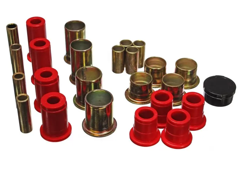 Energy Suspension 82 04 Ford Blazer S10 S15 PickUp 2WD Red Front Control Arm Bushing Set