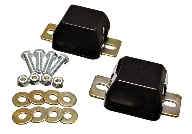 Energy Suspension 00 04 Ford Excursion 99 04 F 250 Super Duty 4WD Black Front Axle Bump Stop Set