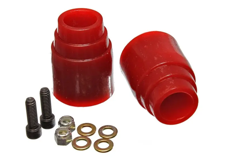 Energy Suspension 00 04 Ford Excursion Red Rear Axle Bump Stop Set