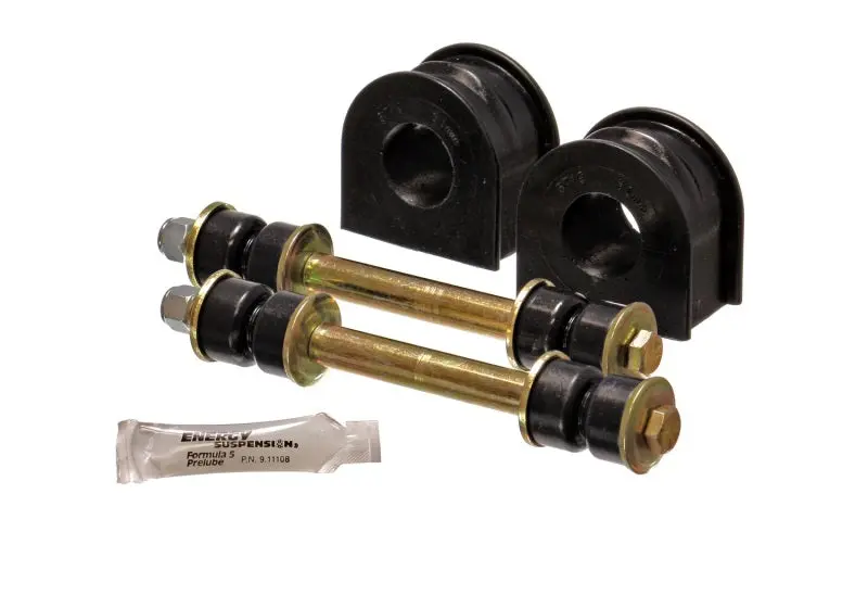 Energy Suspension 99 04 Ford F150 Lightning 2WD 31mm Black Front Sway Bar Bushing Set (Inc E Links)