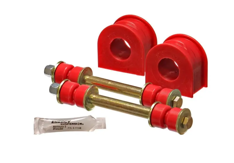 Energy Suspension 99 04 Ford F150 Lightning 2WD 31mm Red Front Sway Bar Bushing Set (Inc E Links)