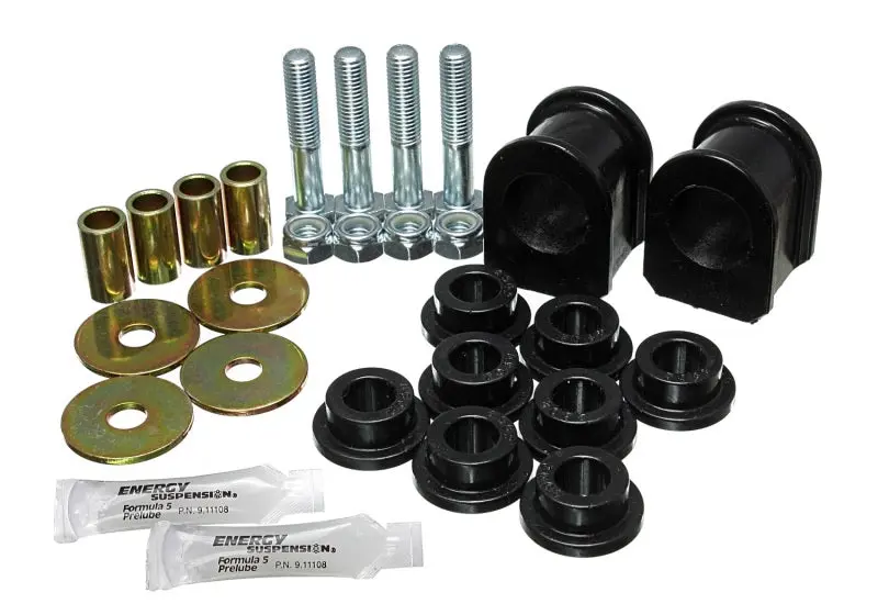 Energy Suspension 99 04 Ford F250 SD 350 4WD Black Front 1 1 4in Sway Bar Bushing Set