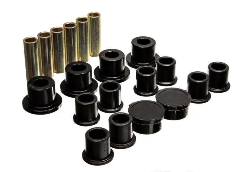 Energy Suspension 98 11 Ford Ranger Black Rear Leaf Spring Bushing Set