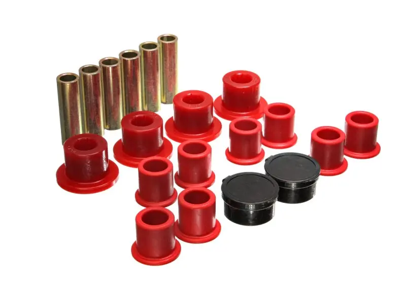 Energy Suspension 98 11 Ford Ranger Red Rear Leaf Spring Bushing Set