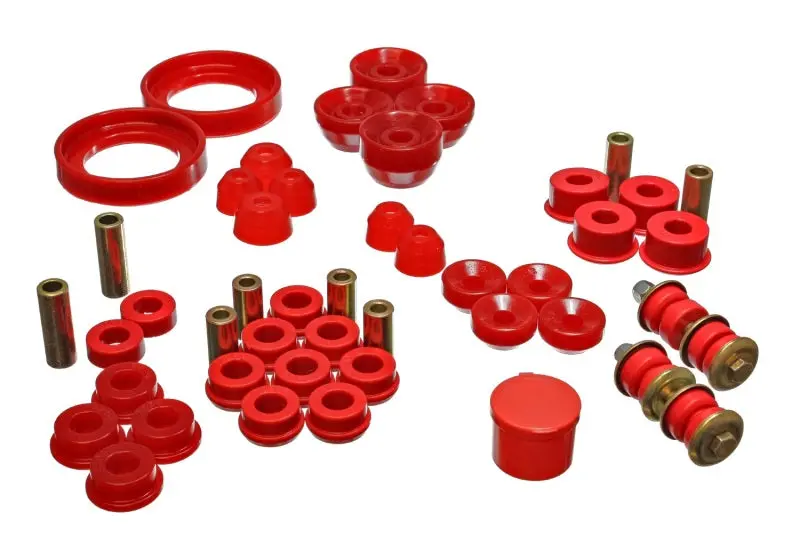 Energy Suspension 94 97 Honda Accord Odyssey Red Hyper Flex Master Bushing Set