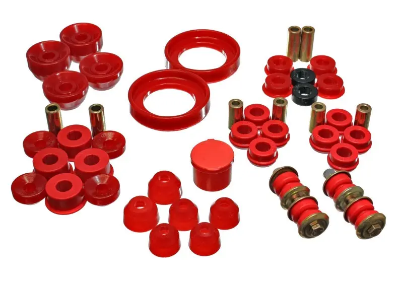 Energy Suspension 90 93 Honda Accord Odyssey Red Hyper Flex Master Bushing Set