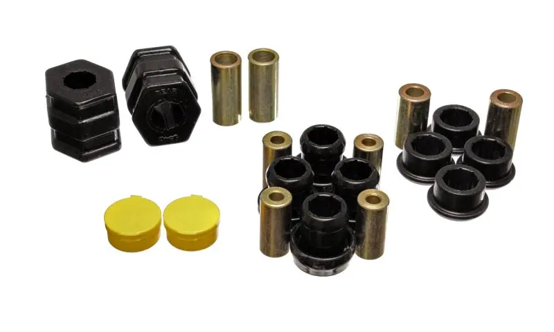 Energy Suspension 99 00 Honda Civic Si Black Front Control Arm Bushing Set
