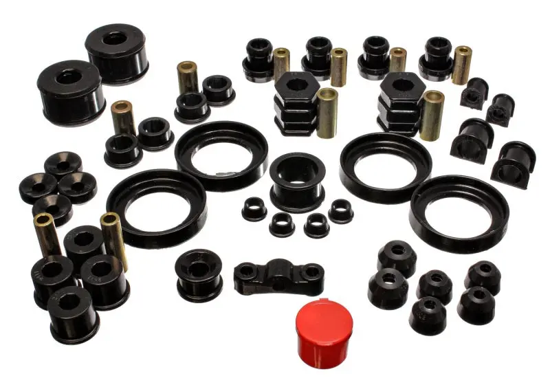 Energy Suspension 99 00 Honda Civic Si Black Hyper Flex Master Bushing Set