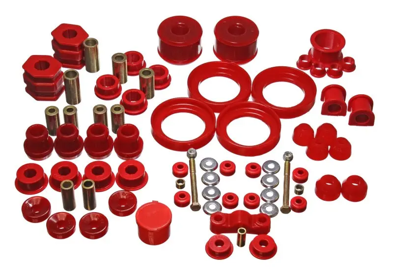 Energy Suspension 96 00 Honda Civic CRX Red Hyper Flex Master Bushing Set