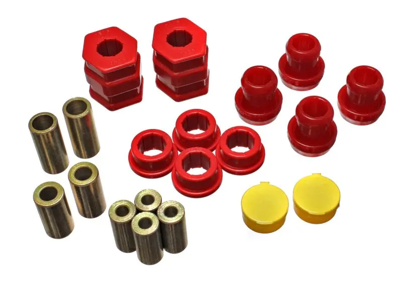 Energy Suspension 96 00 Honda Civic CRX Red Front Control Arm Bushing Set