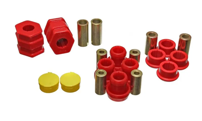 Energy Suspension 99 00 Honda Civic Si Red Front Control Arm Bushing Set