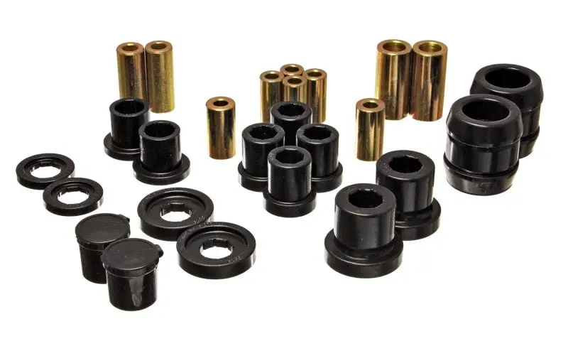 Energy Suspension 00 09 Honda S2000 Black Front End Control Arm Bushing Set