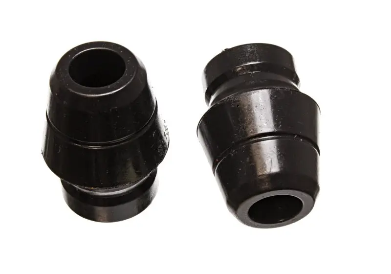 Energy Suspension 97 06 Jeep Wrangler YJ TJ Black Front Bump Stop Set (Set 2)