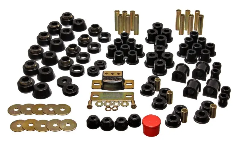 Energy Suspension 87 95 Jeep Wrangler YJ Black Hyper Flex Master Bushing Set