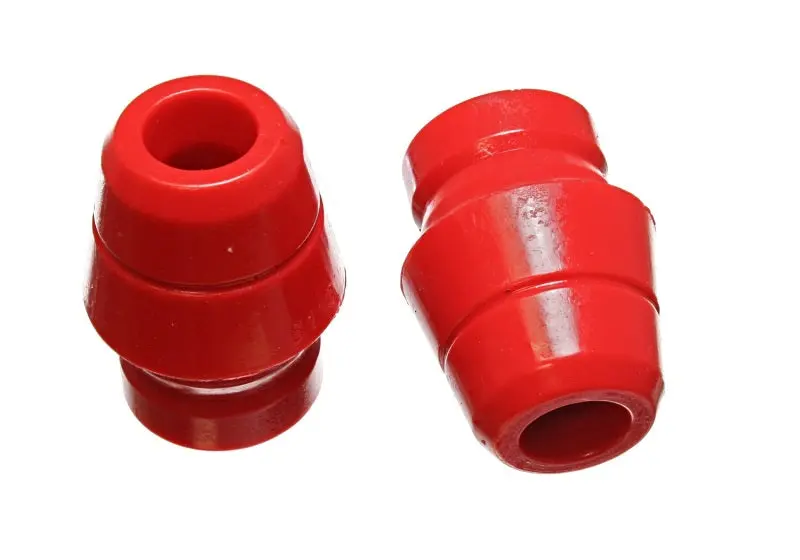 Energy Suspension 97 06 Jeep Wrangler YJ TJ Red Front Bump Stop Set (Set 2)