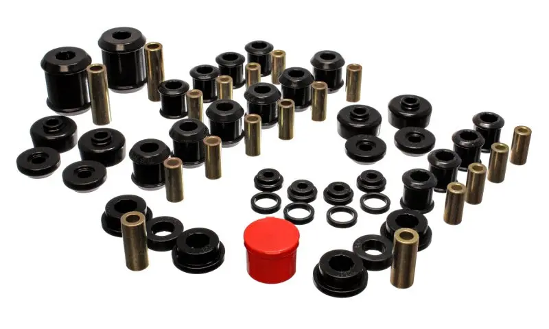 Energy Suspension 95 99 Mitsubishi Eclipse FWD AWD Black Hyper flex Master Bushing Set
