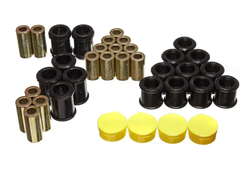 Energy Suspension 95 98 Nissan 240SX (S14) Black Rear Control Arm Bushing Set (Must reuse existing o