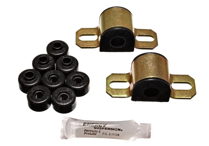 Energy Suspension 95 98 Nissan 240SX (S14) Black 16mm Rear Sway Bar Frame Bushings (Sway bar end lin