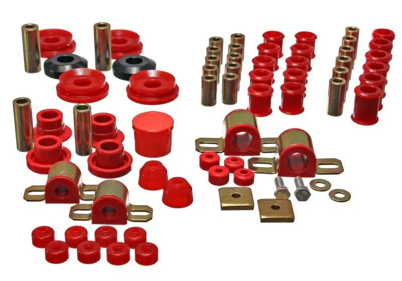 Energy Suspension 95 98 Nissan 240SX (S14) Red Hyper Flex Master Bushing Set