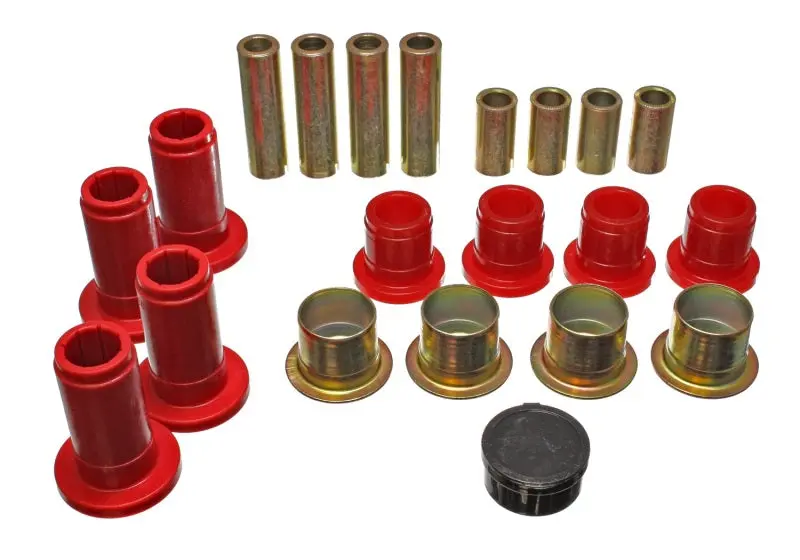 Energy Suspension 94 01 Ram 1500 94 02 Ram 2500 3500 2WD Red Front Control Arm Bushing Set