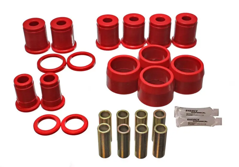 Energy Suspension Rear Cntrl Arm W Thrust Washrs Red