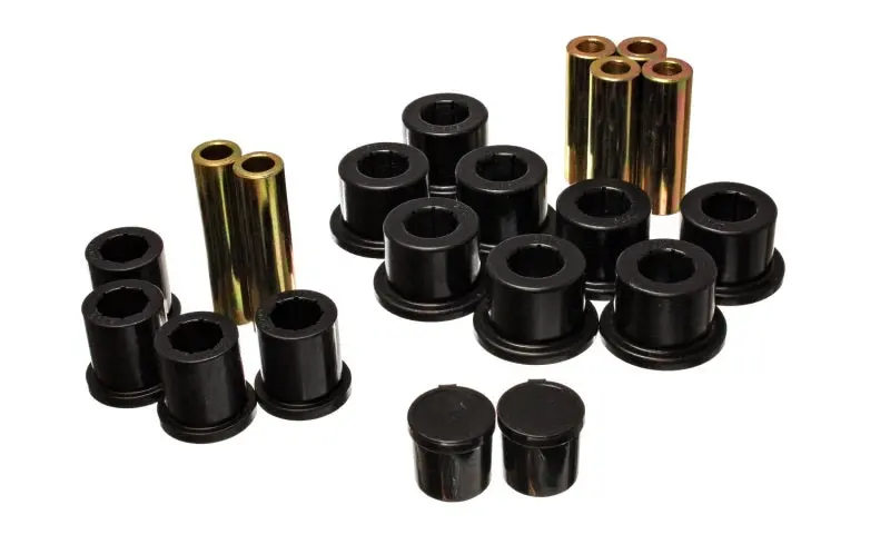 Energy Suspension Rear Spring Bushing Set Black