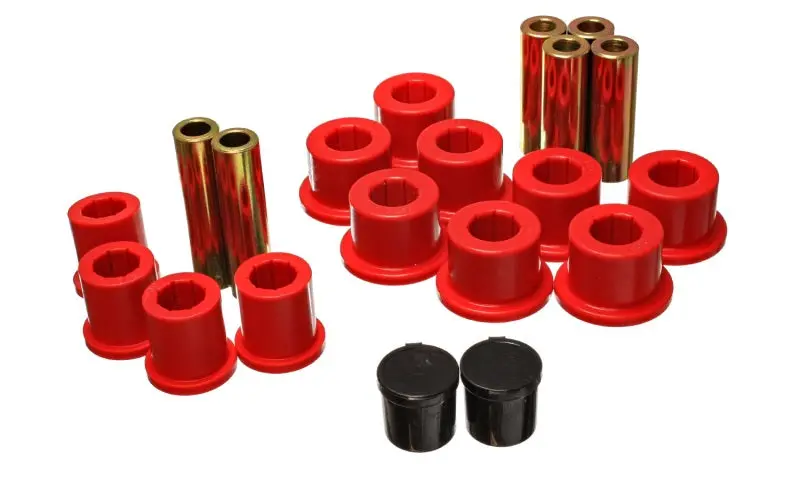 Energy Suspension Rear Spring Bushing Set Red