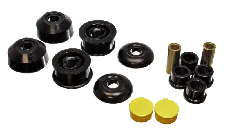 Energy Suspension 05 07 Scion tC 03 06 Toyota Corolla Matrix Black Front Control Arm Bushing Set