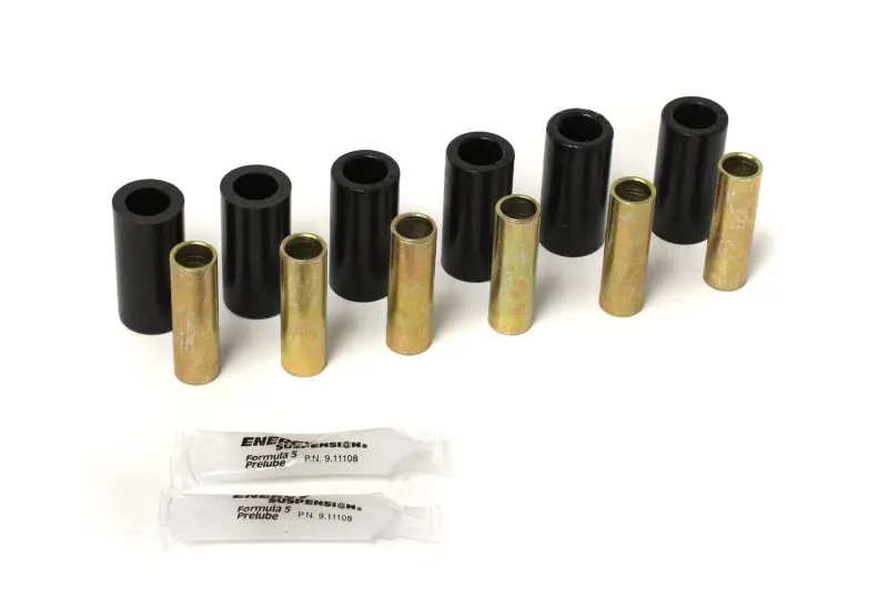 Energy Suspension Cj Sprg Bush Frt Or Rr Black