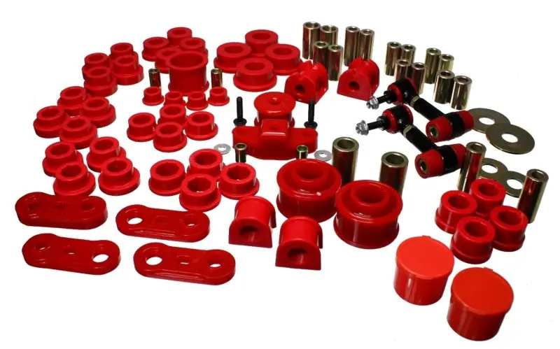 Energy Suspension 08 12 Subaru Impreza WRX Red Hyper Flex Master Bushing Set