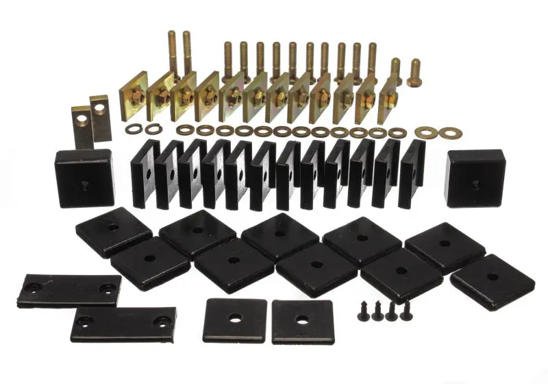 Energy Suspension Toy Land Cruiser Bodymount Set Black