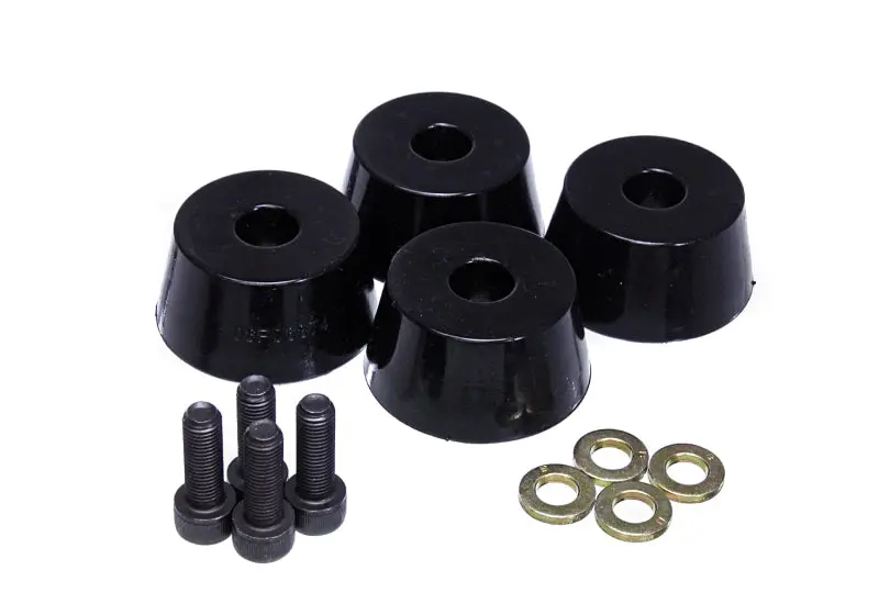Energy Suspension 96 02 Toyota 4Runner Front Hyper Flex Bump Stop Set Black