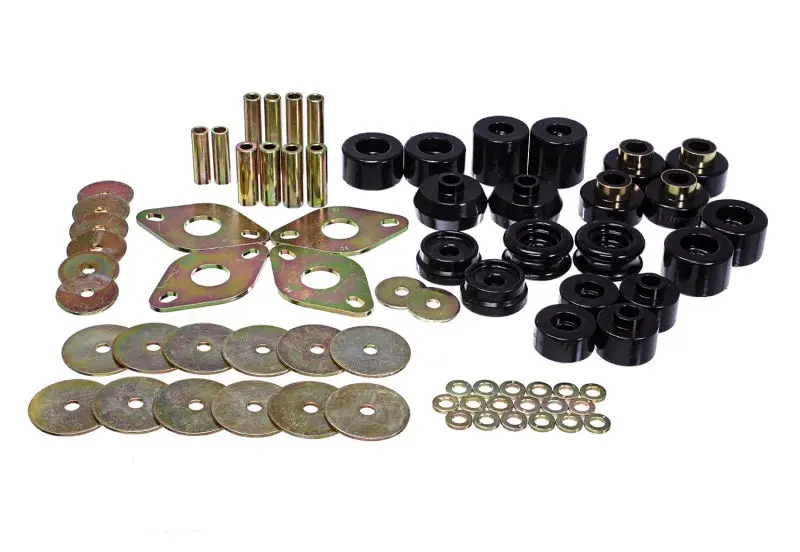 Energy Suspension 00 02 Toyota 4 Runner 2WD 4WD Black Body Mount Bushing Set