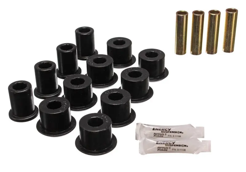 Energy Suspension 95 97 Toyota Tacoma 89 4Runner 89 95 Pick Up Black Rear Leaf Spring Shackle Bu