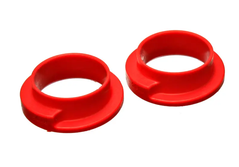 Energy Suspension Universal 2 3 16in ID 3in OD 1in H Red Coil Spring Isolators (2 per set)