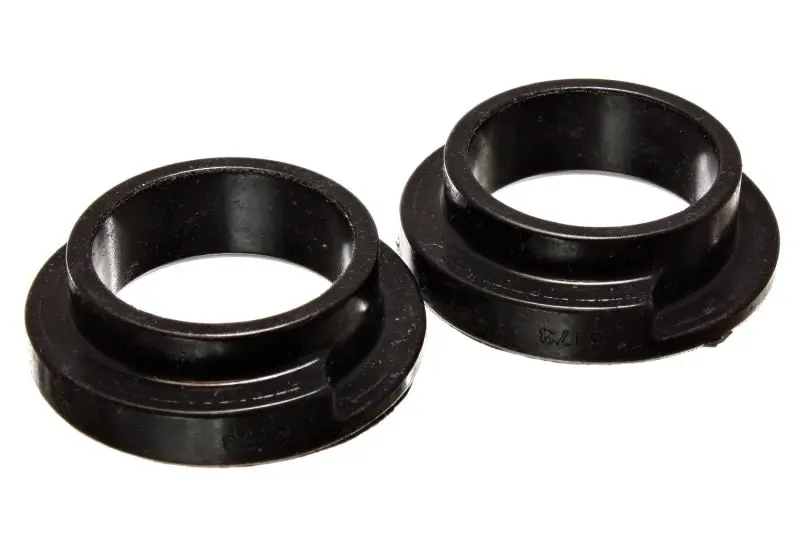 Energy Suspension Universal 2 1 8in ID 2 1 2in OD 5 8in H Black Coil Spring Isolators (2 per set)