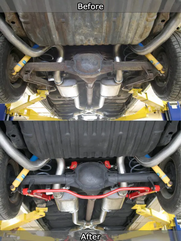 UMI Performance 64 72 GM Body 1in Solid CrMo Rear Sway Bar