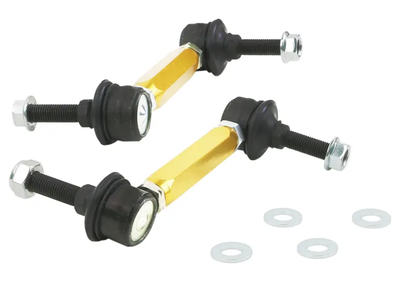 Whiteline Universal Sway Bar End Link Kit 130 155mm Heavy Duty Adjustable 10mm Ball Studs