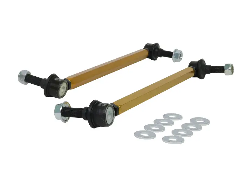 Whiteline Universal Sway Bar Link Assembly Heavy Duty 330mm 355mm Adjustable Steel Ball