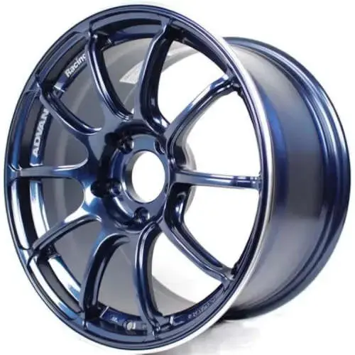 Advan RZII 17x8.5 +31 5 114.3 Racing Indigo Blue Wheel