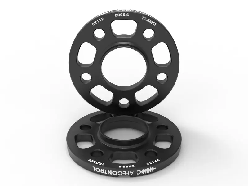 aFe CONTROL Billet Aluminum Wheel Spacers 5x112 CB66.6 12.5mm Toyota GR Supra BMW G Series