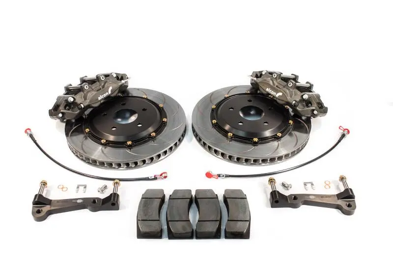 Alcon Chevy C8 (OEM Wheels) 6 Piston 380x36mm 4 Piston 390x29mm Street Kit Fr & Rr Anodized