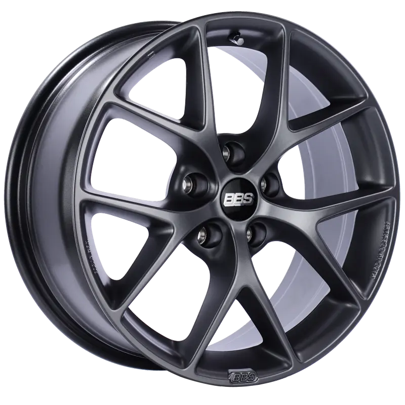 BBS SR 17x7.5 5x112 ET45 Satin Grey Wheel 82mm PFS Clip Required