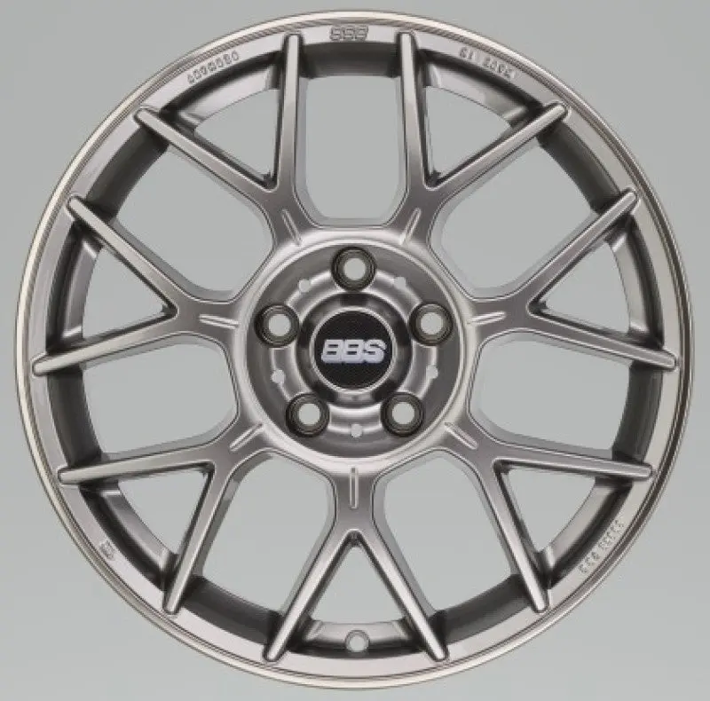 BBS XR 18x8 5x112 37mm Offset 82mm Bore PFS Clip Req Gloss Platinum Wheel