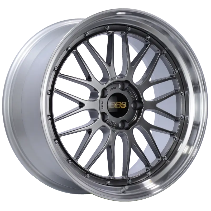 BBS LM 20x10 5x120 ET33 Diamond Black Wheel Diamond Cut Lip 82mm PFS Required