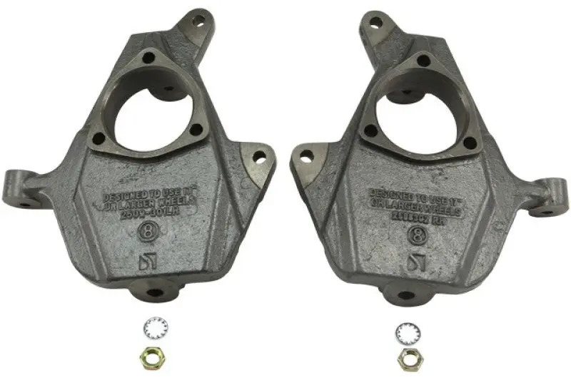 Belltech DROP SPINDLE SET 99 06 GM 1500 ALL 17inch+ RIMS