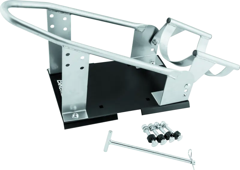 BikeMaster Heavy Duty Wheel Chock Silver